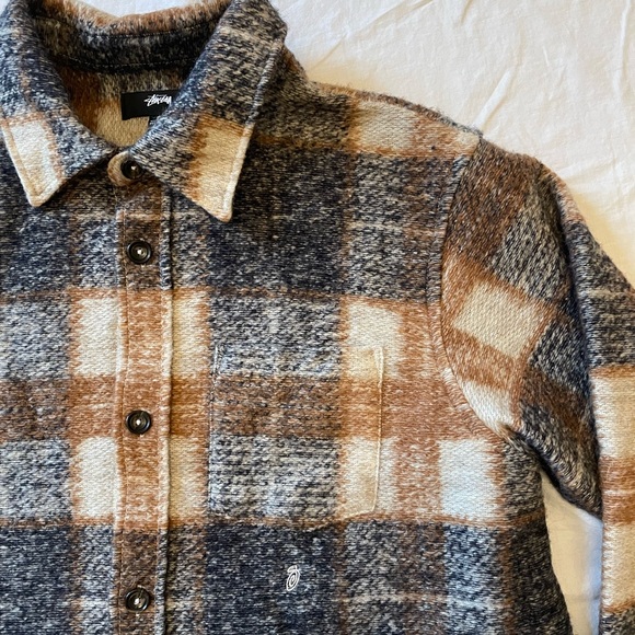 Stussy Knit Button-Up - Small - Picture 2 of 6